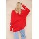 Ladies Knitted Slouch Oversized Baggy Jumper Dress Women Long Sleeve Sweater Top