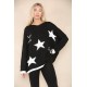 Ladies Knitted Slouch Oversized Baggy Jumper Dress Women Long Sleeve Sweater Top
