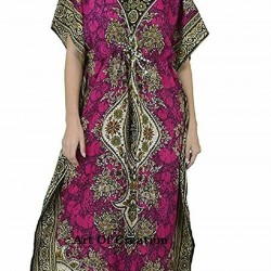 Long-Kaftan-dr<wbr/>ess-Hippy-Boho<wbr/>-Maxi-Plus-Siz<wbr/>e-Women-Caftan<wbr/>-Tunic-Dress-N<wbr/>ight-Gown