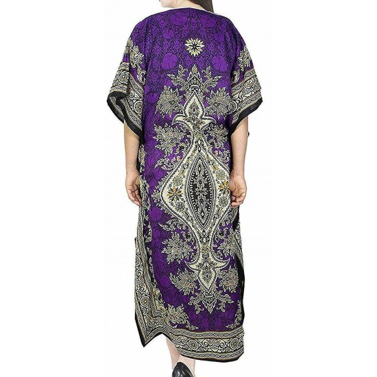 Long-Kaftan-dr<wbr/>ess-Hippy-Boho<wbr/>-Maxi-Plus-Siz<wbr/>e-Women-Caftan<wbr/>-Tunic-Dress-N<wbr/>ight-Gown