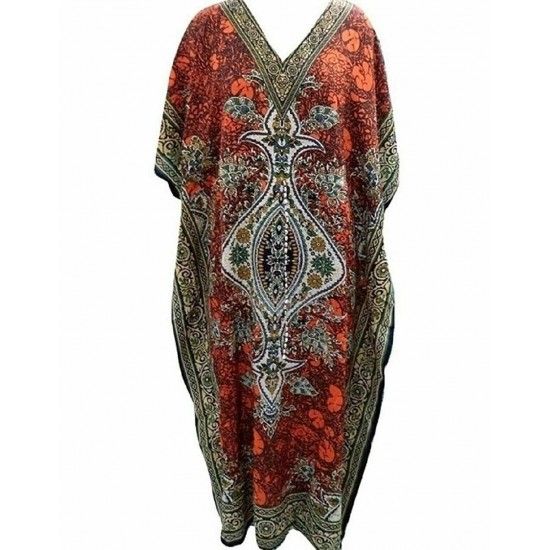 Long-Kaftan-dr<wbr/>ess-Hippy-Boho<wbr/>-Maxi-Plus-Siz<wbr/>e-Women-Caftan<wbr/>-Tunic-Dress-N<wbr/>ight-Gown