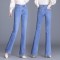 2023 New Spring Summer Women Casual Flare Pants Fashion Ladies High Quality Jeans Woman Blue Jeans