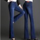 2023 New Spring Summer Women Casual Flare Pants Fashion Ladies High Quality Jeans Woman Blue Jeans