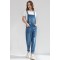 2023 New Autumn and Winter Women Casual Blue Overalls Jeans Fashion Cotton Ladies Pants