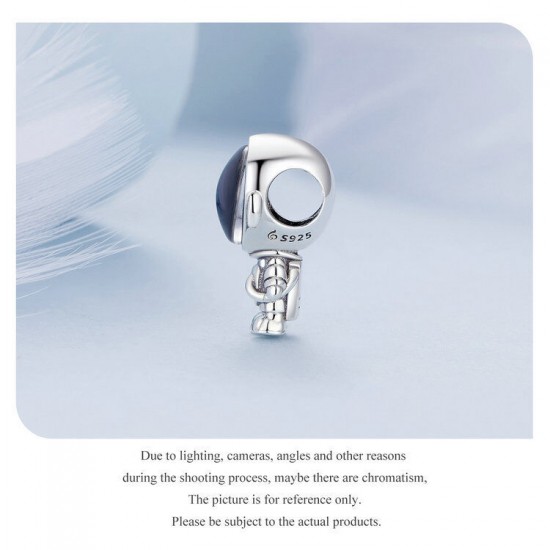 Women Fashion 925 Sterling Silver Bead Charm Fit Bracelets Necklace Gifts Voroco