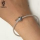 Women Fashion 925 Sterling Silver Bead Charm Fit Bracelets Necklace Gifts Voroco
