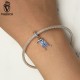 Women Fashion 925 Sterling Silver Bead Charm Fit Bracelets Necklace Gifts Voroco