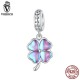 Women Fashion 925 Sterling Silver Bead Charm Fit Bracelets Necklace Gifts Voroco