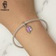 Women Fashion 925 Sterling Silver Bead Charm Fit Bracelets Necklace Gifts Voroco
