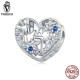 Women Fashion 925 Sterling Silver Bead Charm Fit Bracelets Necklace Gifts Voroco