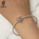 Women Fashion 925 Sterling Silver Bead Charm Fit Bracelets Necklace Gifts Voroco