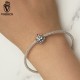 Women Fashion 925 Sterling Silver Bead Charm Fit Bracelets Necklace Gifts Voroco