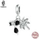 Women Fashion 925 Sterling Silver Bead Charm Fit Bracelets Necklace Gifts Voroco
