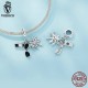 Women Fashion 925 Sterling Silver Bead Charm Fit Bracelets Necklace Gifts Voroco