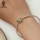 Women Fashion 925 Sterling Silver Bead Charm Fit Bracelets Necklace Gifts Voroco