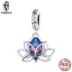 Women Fashion 925 Sterling Silver Bead Charm Fit Bracelets Necklace Gifts Voroco