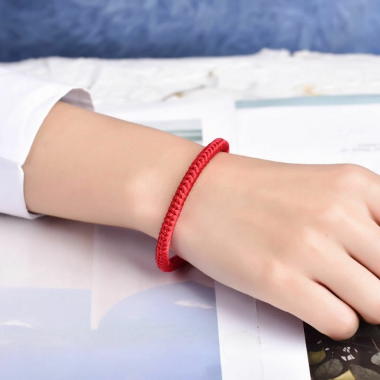 1pcs Lucky Red Cord Bracelet Amulet Protection Knitted Rope For Man Woman