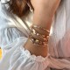 6pcs Bracelet Set Cuff Bangle Boho Gold Fashion Jewellery