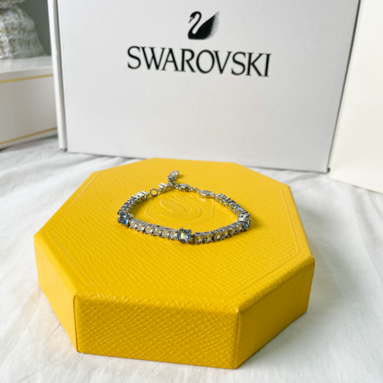 Swarovski Matrix Tennis Blue Crystal Bracelet Women's Bracelet Gift