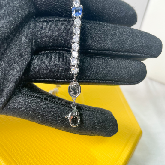 Swarovski Matrix Tennis Blue Crystal Bracelet Women's Bracelet Gift