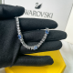 Swarovski Matrix Tennis Blue Crystal Bracelet Women's Bracelet Gift