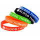 Silicone Bracelets Wrist Bands Medical Alert Health Survival Aware Adults Kids