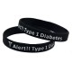 Silicone Bracelets Wrist Bands Medical Alert Health Survival Aware Adults Kids