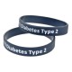 Silicone Bracelets Wrist Bands Medical Alert Health Survival Aware Adults Kids