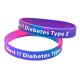 Silicone Bracelets Wrist Bands Medical Alert Health Survival Aware Adults Kids