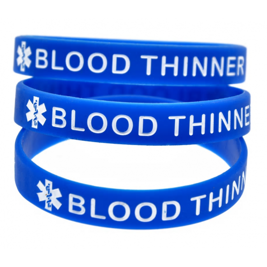 Silicone Bracelets Wrist Bands Medical Alert Health Survival Aware Adults Kids
