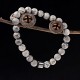 Natural Map Stone Men's Women Beaded Stainless Steel Bracelets Jewelry Tiger Eye