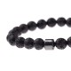 Natural Map Stone Men's Women Beaded Stainless Steel Bracelets Jewelry Tiger Eye