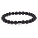 Natural Map Stone Men's Women Beaded Stainless Steel Bracelets Jewelry Tiger Eye