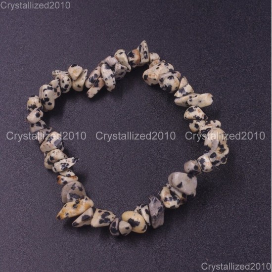 Handmade 5-8mm Mixed Natural Gemstone Chip Beads Stretchy Bracelet Healing Reiki