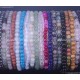 Handmade 4mm AAA Natural Gemstone Round Beads Stretchy Bracelet Healing Reiki 7"