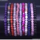 Handmade 4mm AAA Natural Gemstone Round Beads Stretchy Bracelet Healing Reiki 7"