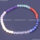 Handmade 4mm AAA Natural Gemstone Round Beads Stretchy Bracelet Healing Reiki 7"