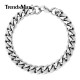 Men's Chain 3/5/7/9/11mm Stainless Steel Bracelet Silver Curb Cuban Link 7-11"