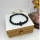 Hematite Gemstone Bracelet Bead Chakra Natural Stone Stretch Reiki For Men Women