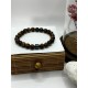 Hematite Gemstone Bracelet Bead Chakra Natural Stone Stretch Reiki For Men Women