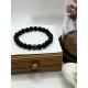 Hematite Gemstone Bracelet Bead Chakra Natural Stone Stretch Reiki For Men Women