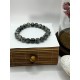 Hematite Gemstone Bracelet Bead Chakra Natural Stone Stretch Reiki For Men Women
