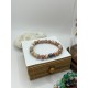 Hematite Gemstone Bracelet Bead Chakra Natural Stone Stretch Reiki For Men Women