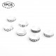 7Pcs Toe Rings Set Adjustable Knuckle Finger Foot Knot Vintage NICE Ring NEW