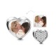 Photo Charm Heart Shape Valentines Mothers Anniversary Day Personalised Gift