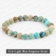 Handmade 8mm Mixed Natural Gemstone Round Beads Stretchy Bracelet Reiki Chakra