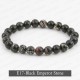 Handmade 8mm Mixed Natural Gemstone Round Beads Stretchy Bracelet Reiki Chakra