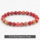 Handmade 8mm Mixed Natural Gemstone Round Beads Stretchy Bracelet Reiki Chakra