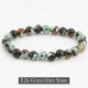 Handmade 8mm Mixed Natural Gemstone Round Beads Stretchy Bracelet Reiki Chakra