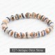 Handmade 8mm Mixed Natural Gemstone Round Beads Stretchy Bracelet Reiki Chakra
